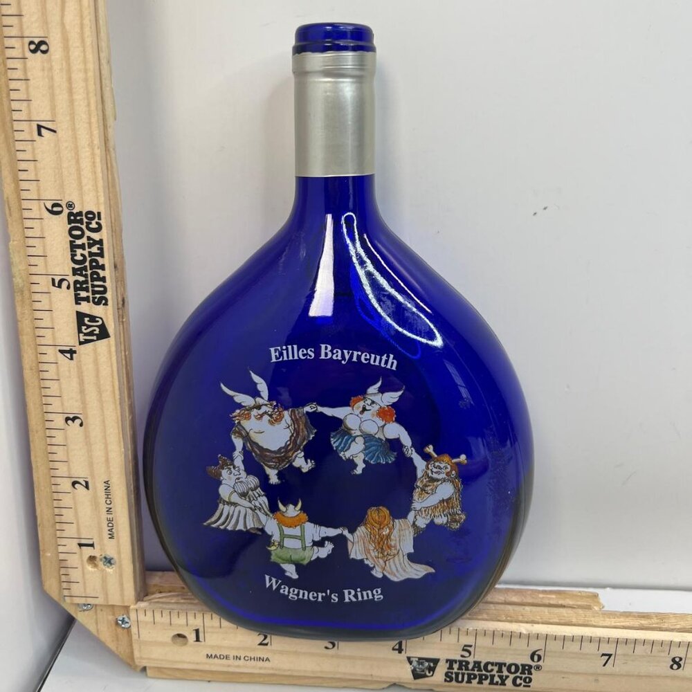 2001 Staatlicher Hofkeller Wurzburg Silvaner Kabinett Blue German Wine Bottle